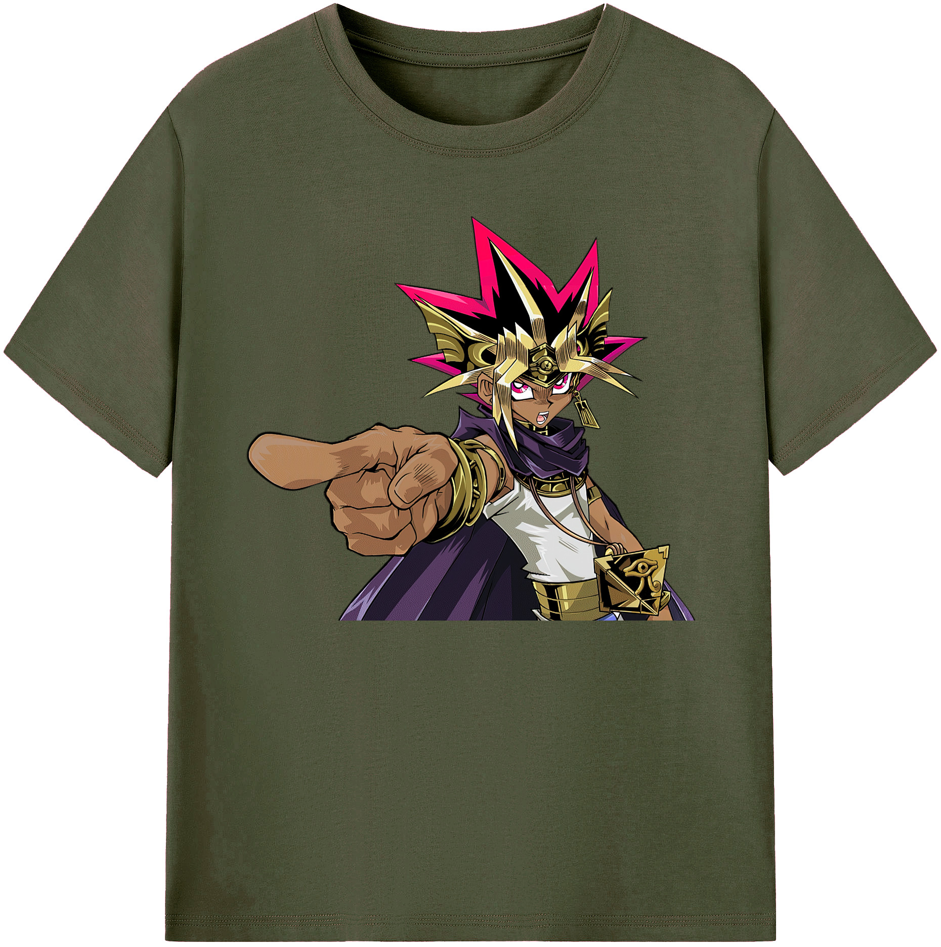 （画像用） 遊☆戯☆王 Yu-Gi-Oh! 綿100％ メンズ半袖Tシャツ｜肌触りやわらか＆通気性
